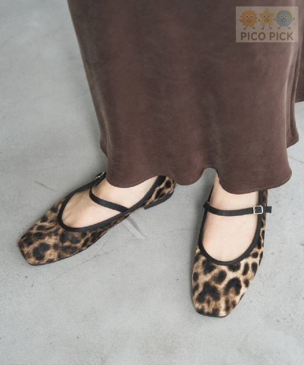 日本直送｜Le Talon 方頭瑪麗珍平底鞋（多色可選） 