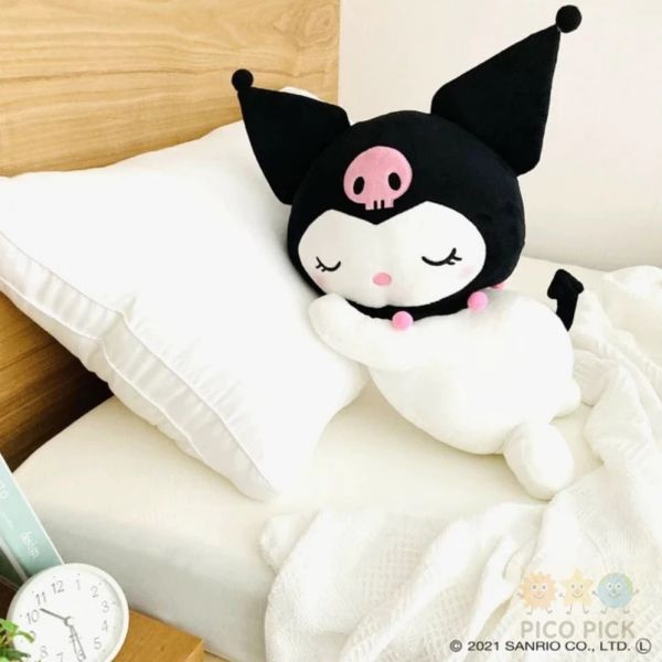 日本 MoriPiro三麗鷗Sanrio超細纖維陪睡枕頭毛绒娃娃 Hello Kitty/大耳狗/布丁狗/Melody 