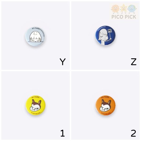 日本空運｜奈良美智 官方正版徽章別針（小款 ／大款 ） 