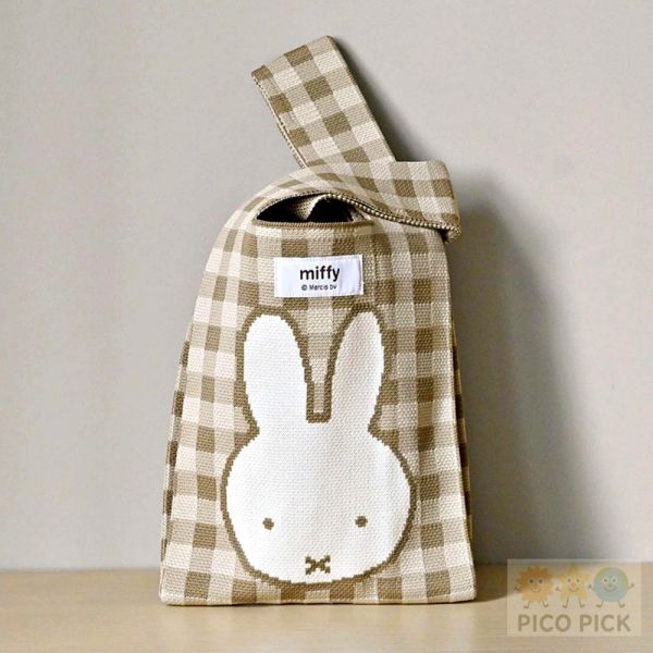 日本 Miffy 米飛兔｜編織尼龍托特包｜手提袋 肩背袋 