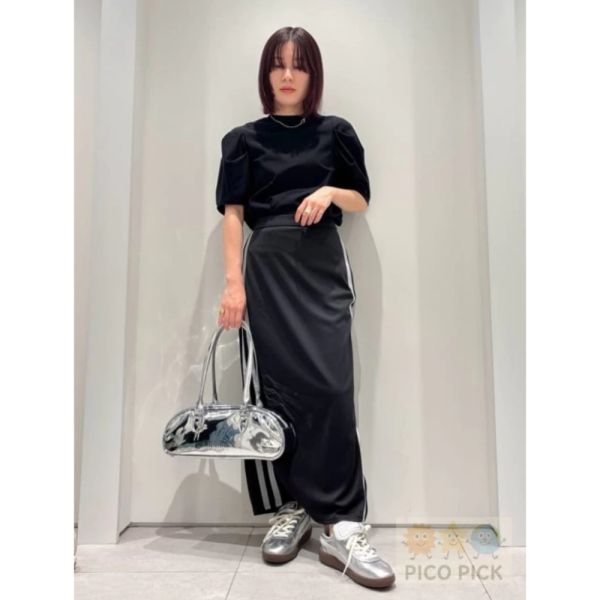 日本限定 Emmi x Puma十周年限定銀色波士頓包 