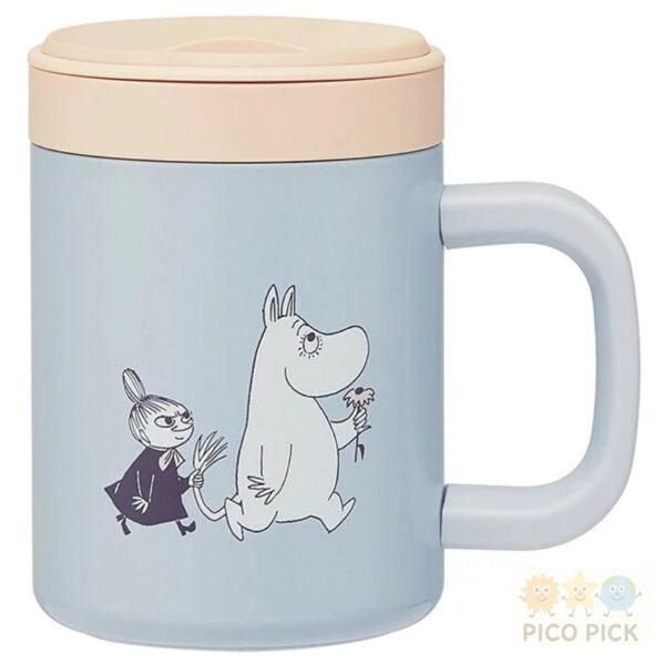 日本直送｜卡通圖案雙層不鏽鋼保溫馬克杯 附可微波內杯330ml 