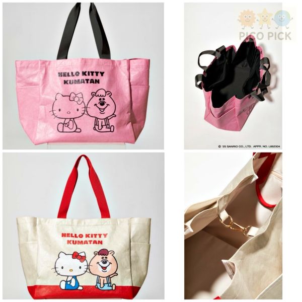 日本直送 夢幻聯名HELLO KITTY × KUMATAN 聯名托特包系列 