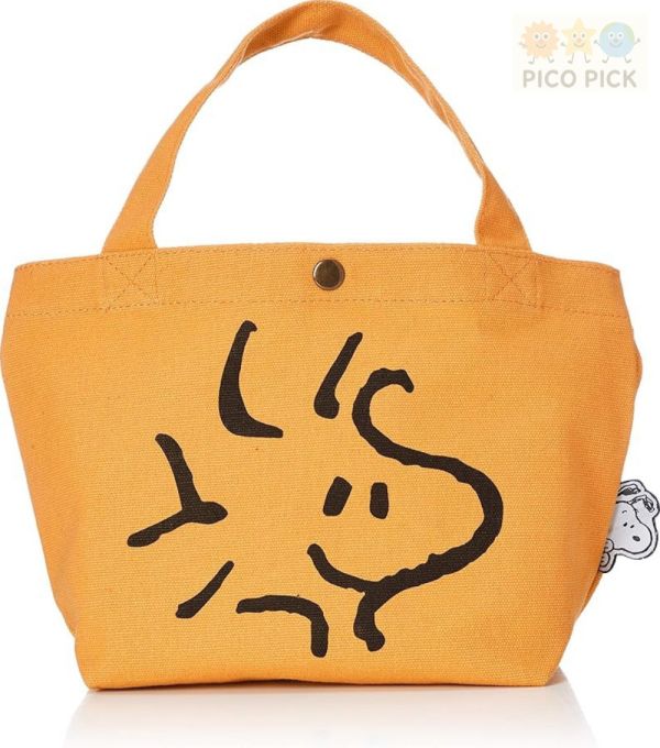 日本直送｜正版SNOOPY 史努比帆布迷你托特包／午餐包／手提包 