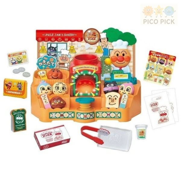 【ANPANMAN 麵包超人】爆漲吐司互動遊戲組｜7款角色麵包・會膨脹的烤箱玩具 