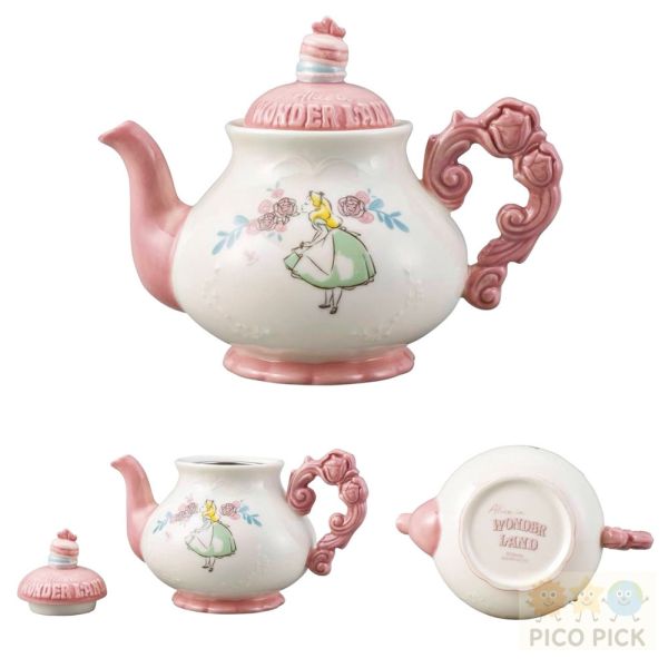 現貨當日出日本 迪士尼正版愛麗絲夢遊仙境 系列陶瓷餐具｜茶壺／馬克杯／甜點盤 