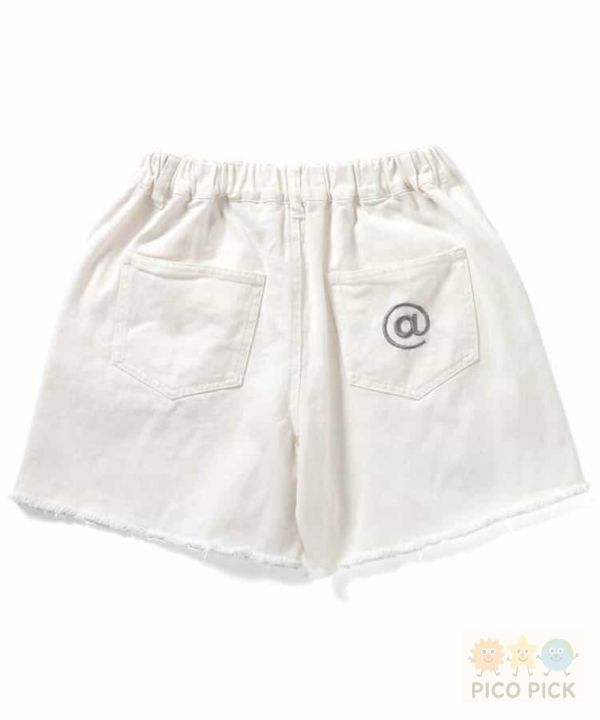 日本直送 日系品牌女童夏日涼感刷破短褲125cm-165cm 