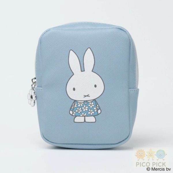 日本直送｜Miffy Blue Flower 小物包／收納包／卡套 3款可選 