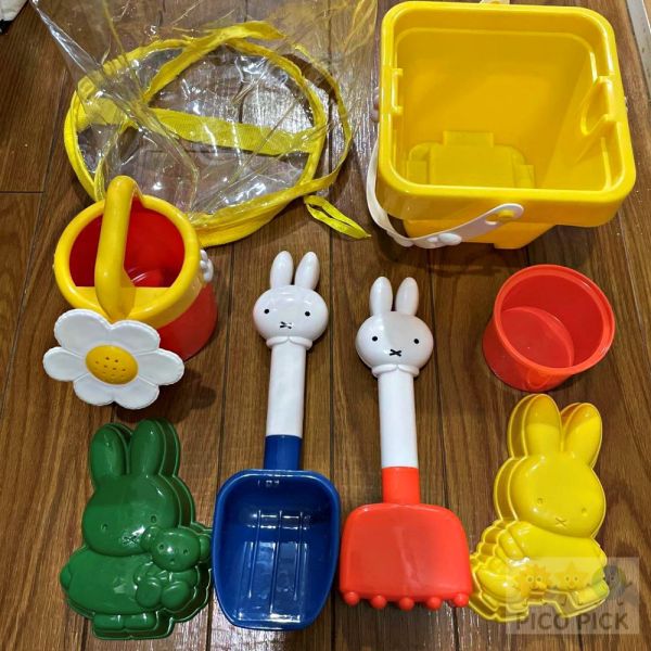 日本 Miffy 砂遊戲7件組｜附外出收納袋 