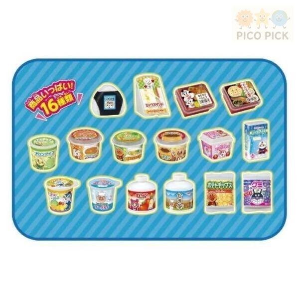 日本正版直送 【ANPANMAN 麵包超人】便利商店互動遊戲組｜掃描結帳・電子微波爐・16款擬真商品 