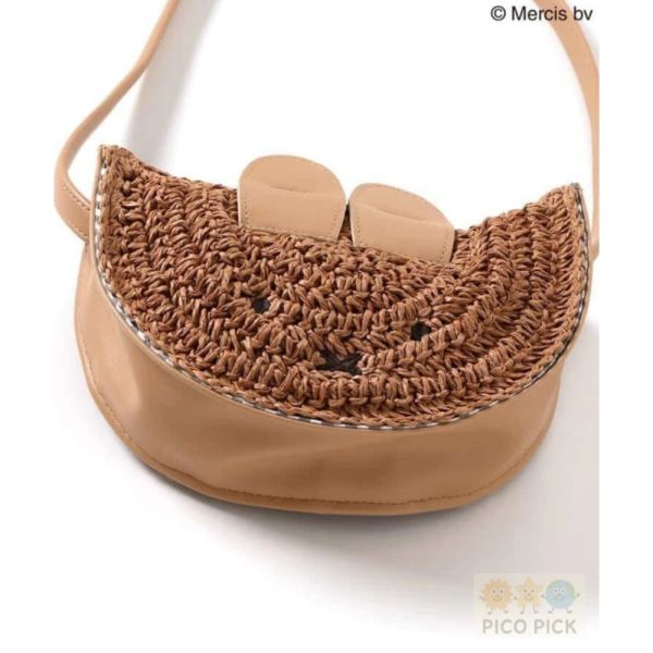 日本米菲Miffy 70週年 米菲兔造型斜背小包 