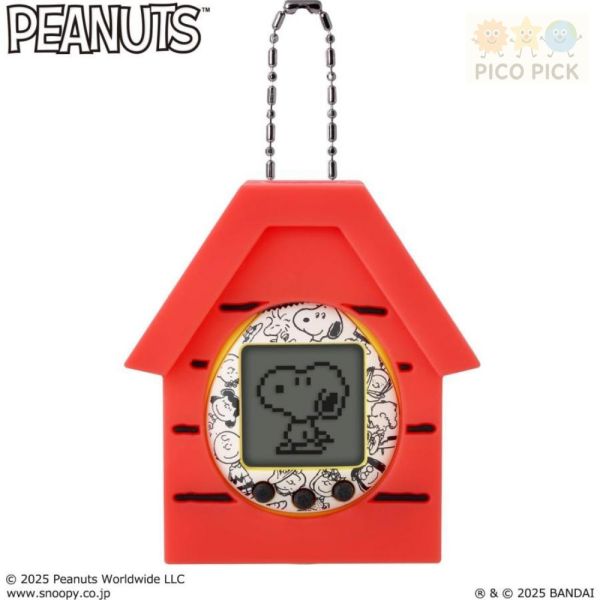日本正版直送 【PEANUTS 史努比】日本版75周年限定款 Tamagotchi nano 電子雞｜附小房子收納矽膠殼 