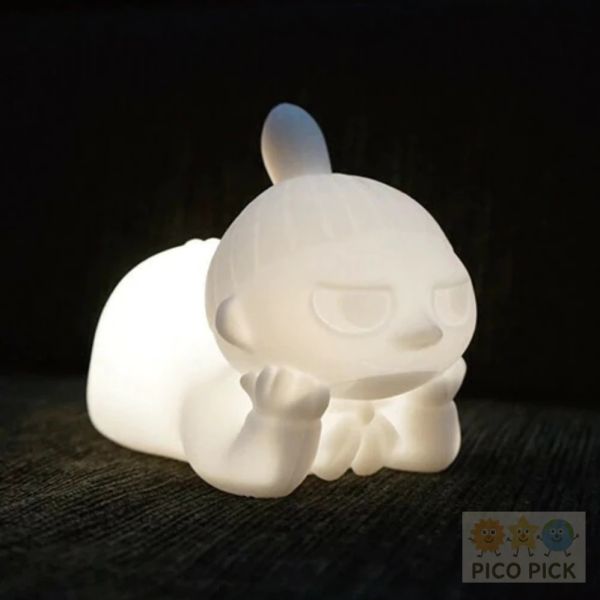 日本直送 【Moomin】矽膠感應式LED夜燈／三段調光（附震動感應） 
