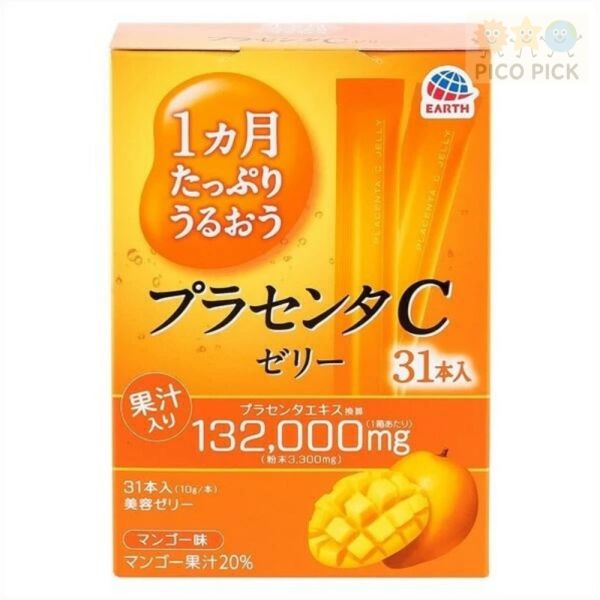 日本直送 Earth製藥出品｜大琢製藥｜美容果凍條 膠原蛋白C／胎盤素C （共四款） 
