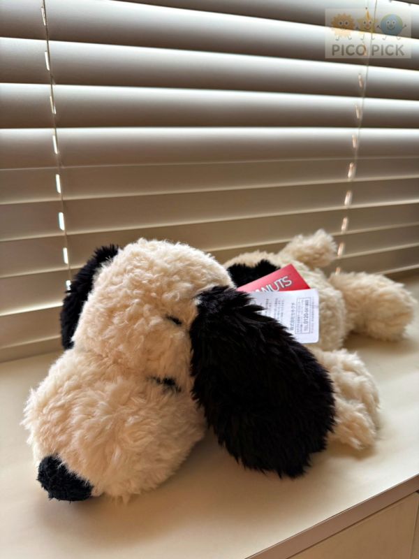 日本正版PEANUTS Snoopy 史奴比軟綿綿超療癒趴姿娃娃 51cm 