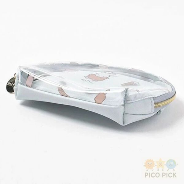 日本 直送 【Miffy 好食光系列】透明款可愛萬用收納包 