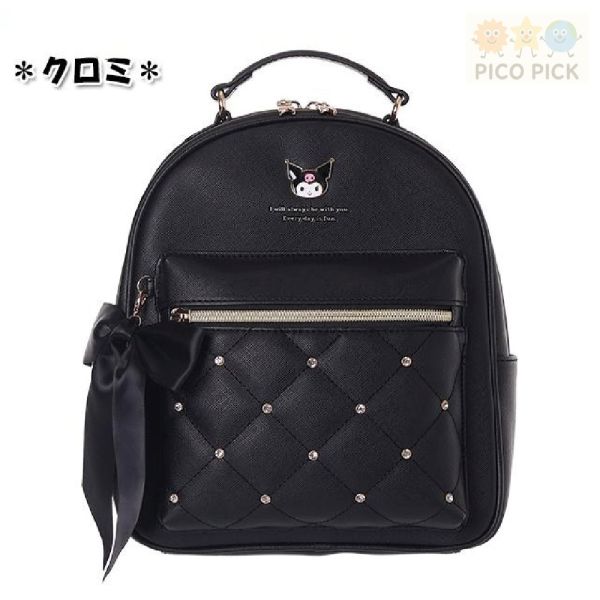 【日本直送 正版Sanrio 後背包｜蝴蝶結菱格迷你背包】（4款可選 