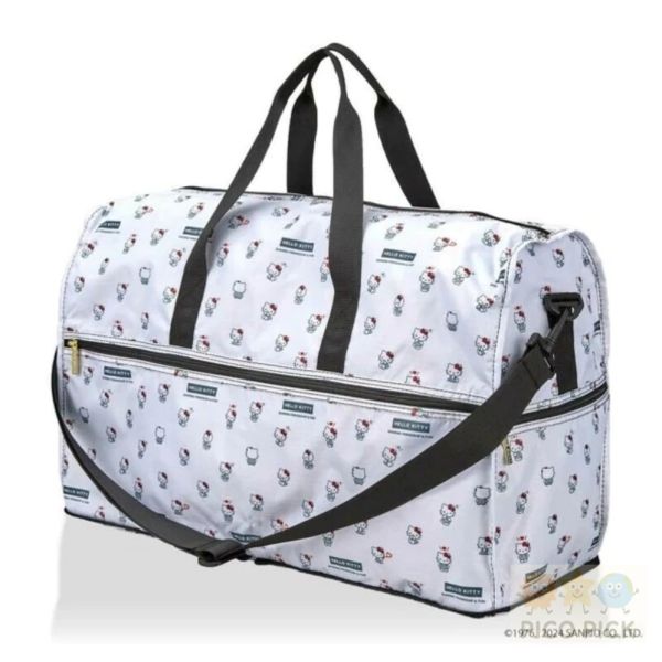 日本直送 日本正版｜Sanrio摺疊旅行袋 38L｜Hello Kitty ｜可套行李箱拉桿 