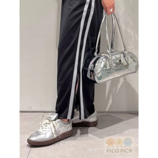 日本限定 Emmi x Puma十周年限定銀色波士頓包 