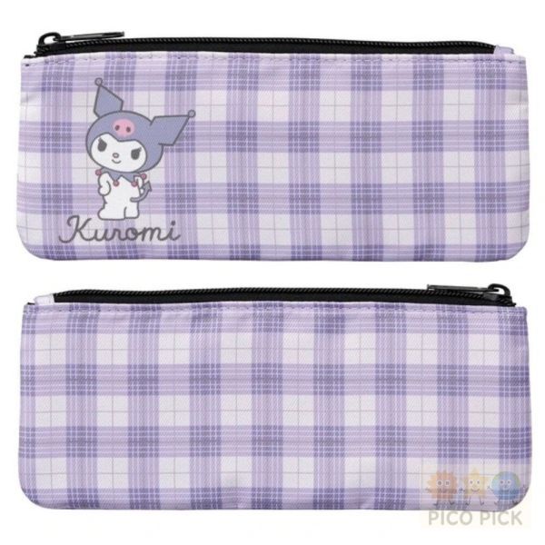 日本直送｜Sanrio角色格紋透明口袋後背包 附小物收納包 