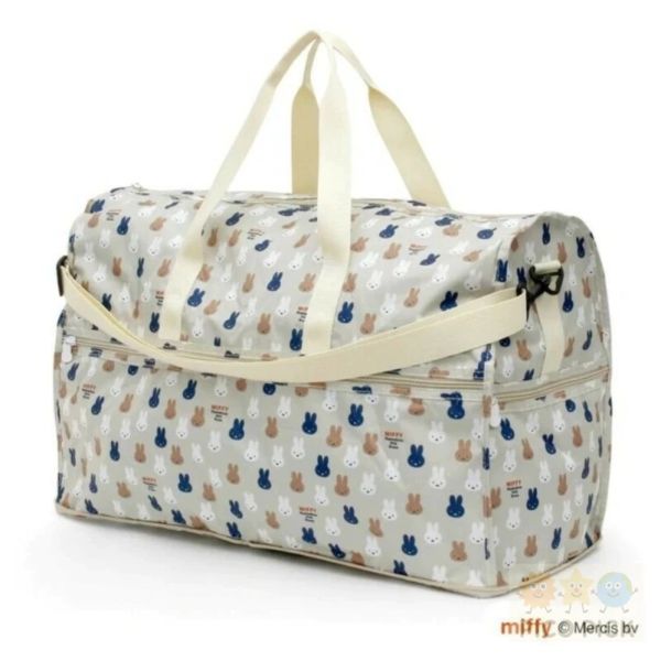 日本直送 Miffy 米菲兔可摺疊2WAY旅行袋｜大容量約38L｜多款圖樣可選 