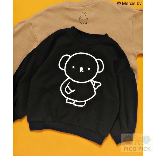 日本Breeze Miffy & Boris 米菲兔童款印花衛衣|米飛兔長袖上衣 