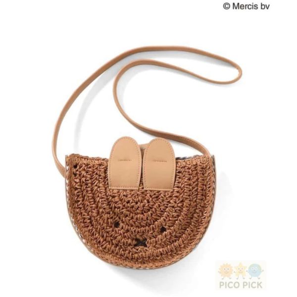 日本米菲Miffy 70週年 米菲兔造型斜背小包 