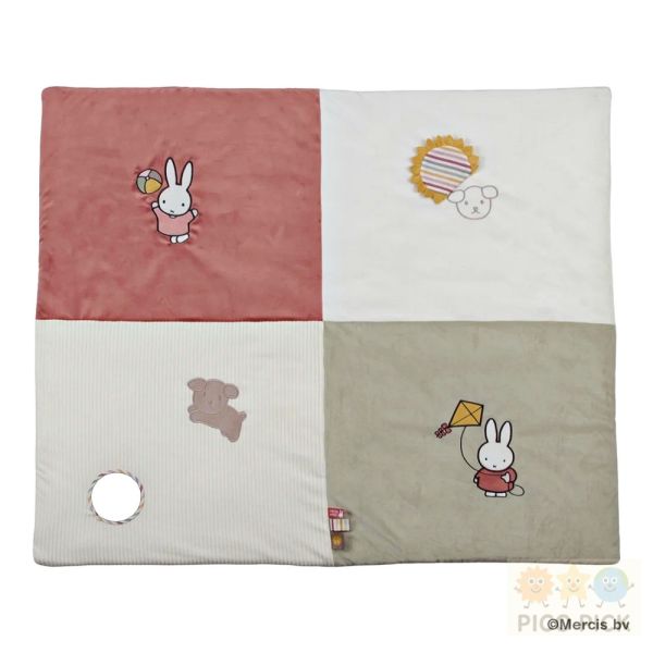 日本直送｜Miffy 嬰兒可機洗遊戲墊柔軟爬行墊 新生兒禮物 安全防滑寶寶地墊 