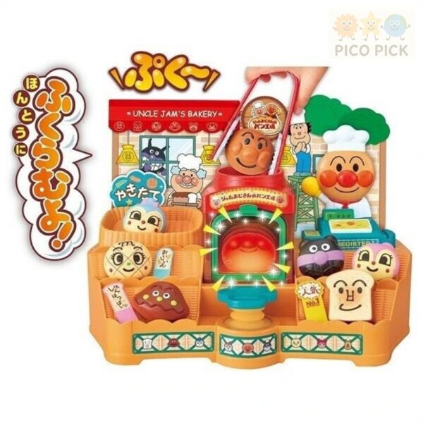 【ANPANMAN 麵包超人】爆漲吐司互動遊戲組｜7款角色麵包・會膨脹的烤箱玩具 
