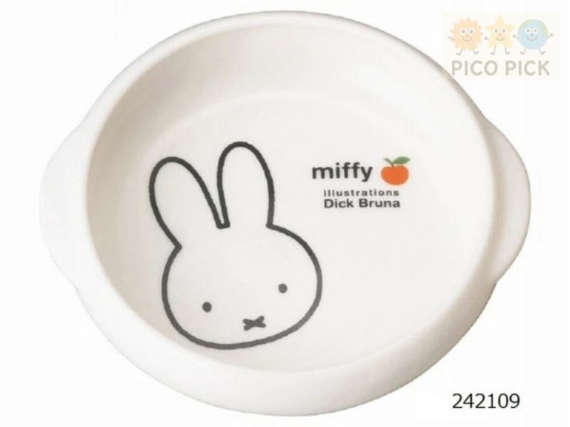 【日本製正版 Miffy 米飛兔蘋果系列｜磁器餐具 單入販售】 