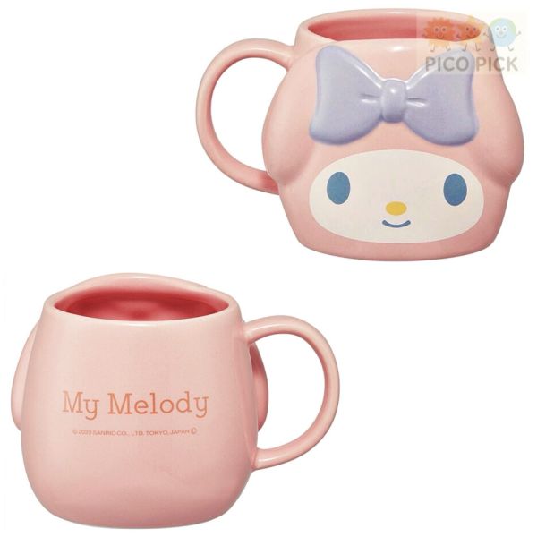 日本直送 Sanrio 三麗鷗立體造型馬克杯系列｜Hello Kitty／美樂蒂／庫洛米／布丁狗／大耳狗／帕恰狗 