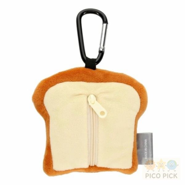 日本直送｜麵包小偷絨毛收納包造型環保袋/購物袋 麵包小偷