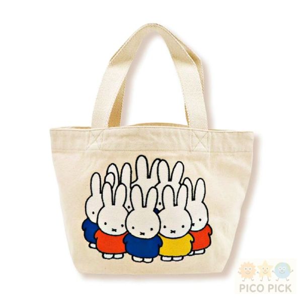 日本 Miffy 米飛兔｜帆布托特包 午餐袋 手提袋｜多款圖案選擇 上課上班購物實用 