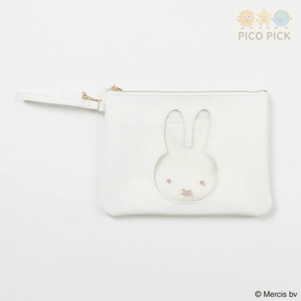 日本正版｜MIFFY PEEK 米飛兔透明系列票卡夾/手拿包/方形收納包 
