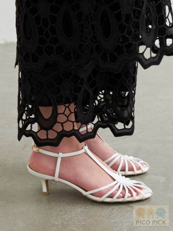 現貨 日本直送｜Le Talon GRISE】多重細帶復古涼鞋｜羊皮材質 