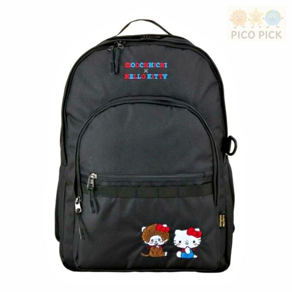 日本直送 Monchhichi × Hello Kitty 聯名後背包｜刺繡LOGO｜30L大容量 
