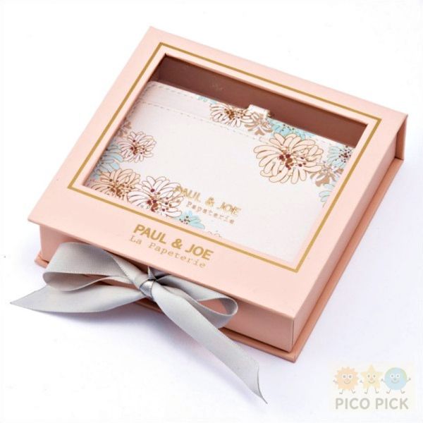 現貨+預購｜日本正版PAUL & JOE 菊花系列｜伸縮卡套｜證件套 ID卡套（粉／白） 