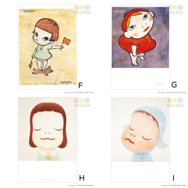 日本空運｜官方正版奈良美智藝術明信片（多款可選） 