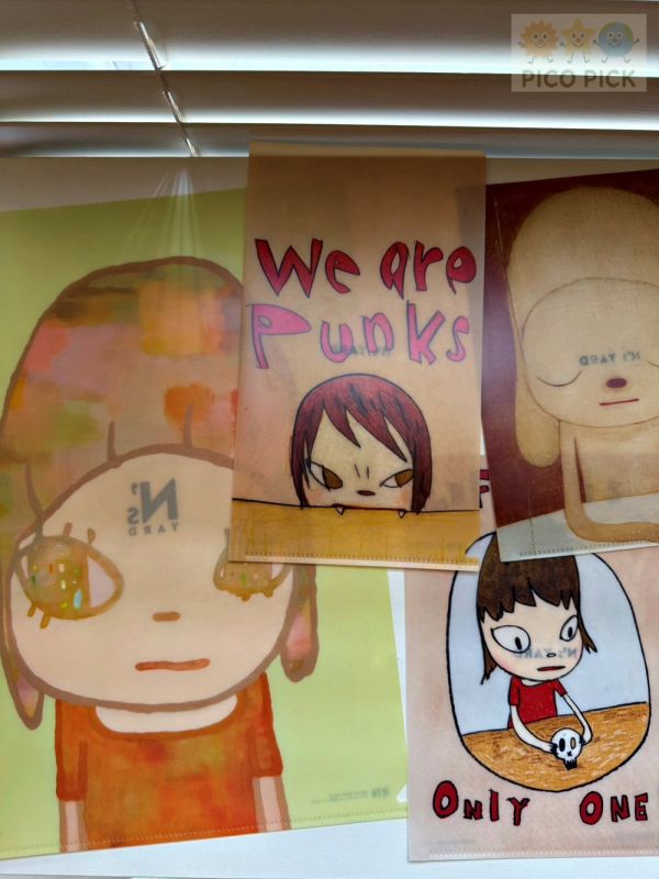 日本直送 奈良美智 資料夾系列｜票根夾/A6／A4｜奈良美智L型資料夾 奈良美智、奈良美智資料夾、Ticket File、A6 資料夾、A4 資料夾、日本文具、藝術周邊、收藏文具