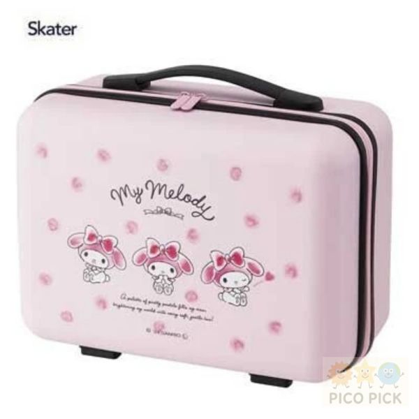 日本直送 三麗鷗Sanrio角色旅行手提箱｜庫洛米・美樂蒂・大耳狗・Hello Kitty 可登機收納硬殼行李包 15L（Skater正版） 