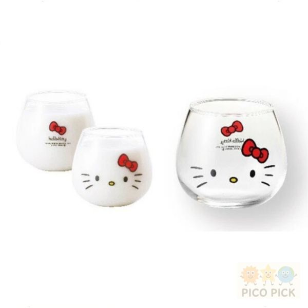 日本直送 日本製正版Sanrio搖搖玻璃杯｜Hello Kitty・布丁狗・大耳狗・美樂蒂 透明水杯 茶杯 酒杯 320ml 