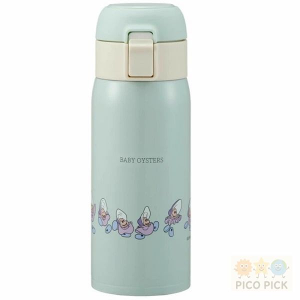 日本直送｜Skater不鏽鋼保溫瓶 350ml｜薄荷綠｜牡蠣寶寶愛麗絲夢遊仙境款 
