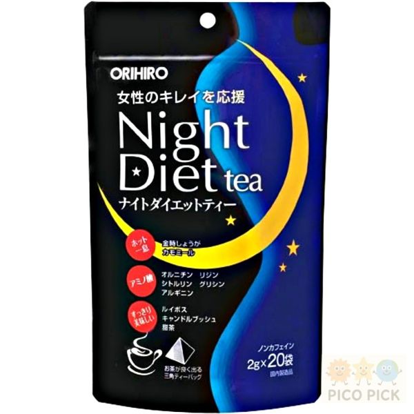 日本｜ORIHIRO Night Diet 夜間保養系列｜茶包／氨基酸乳酸菌粉 任選 