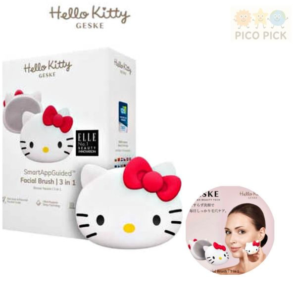 日本直送 日本正版Hello Kitty 矽膠洗臉刷｜潔面刷 毛孔清潔 洗臉神器 美容按摩器 