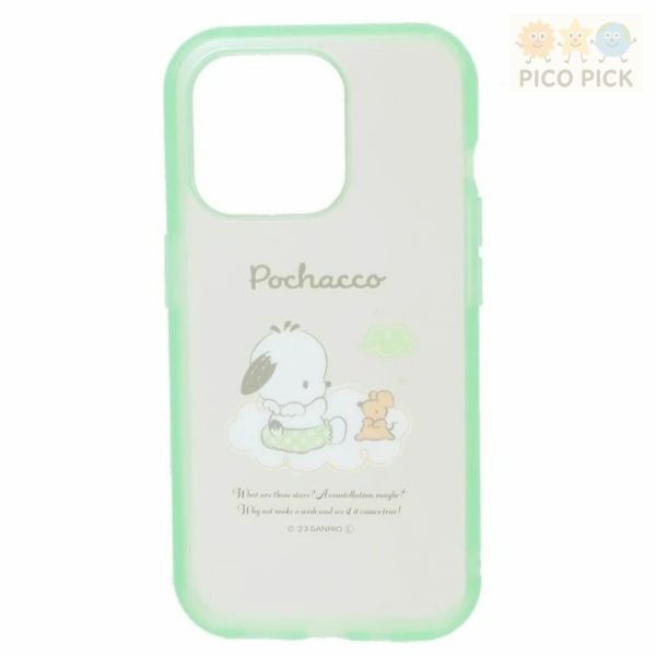 日本正版｜Sanrio 三麗鷗 iPhone 15 Pro透明邊框手機保護殼（6.1吋 三鏡頭） 