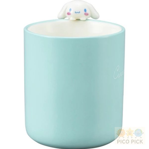 日本三麗鷗 角色立體公仔馬克杯｜Hello Kitty／美樂蒂／酷洛米／大耳狗／布丁狗／帕恰狗 