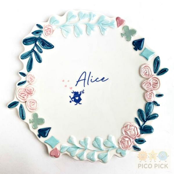 現貨當日出日本 迪士尼正版愛麗絲夢遊仙境 系列陶瓷餐具｜茶壺／馬克杯／甜點盤 