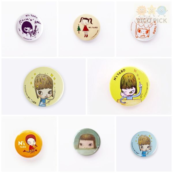 日本空運｜奈良美智 官方正版徽章別針（小款 ／大款 ） 