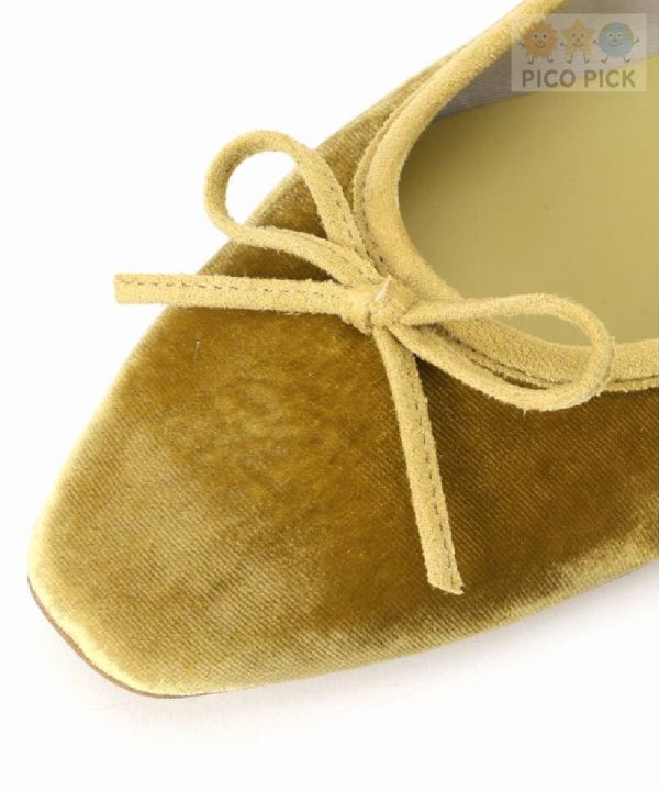 日本直送｜Le Talon 法式方頭蝴蝶結芭蕾平底鞋（多色可選） 