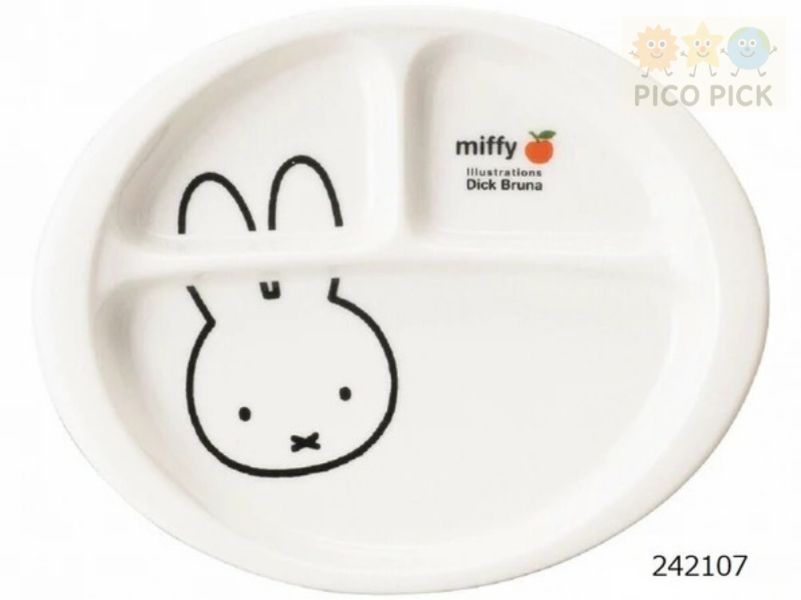 【日本製正版 Miffy 米飛兔蘋果系列｜磁器餐具 單入販售】 